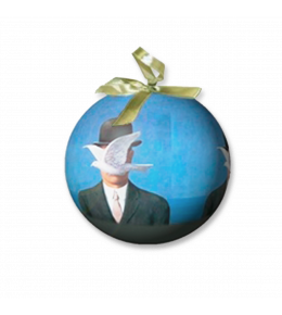 CHRISTMAS BAUBLE MAGRITTE