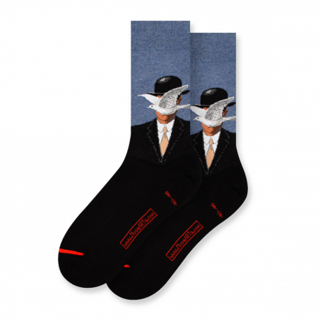 MAGRITTE'S "THE MAN WITH THE BOWLER HAT" SOCKS