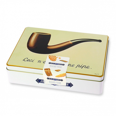 MAGRITTE´S PIPE COOKIES TIN BOX