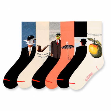 MAGRITTE'S "THE DECALCOMANIA" SOCKS