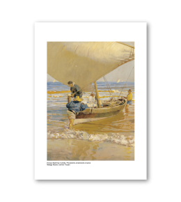 "Fishermen Dragging Their Boat" PRINT