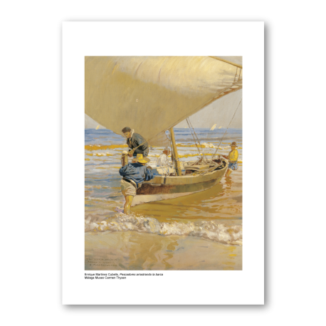 "Fishermen Dragging Their Boat" PRINT