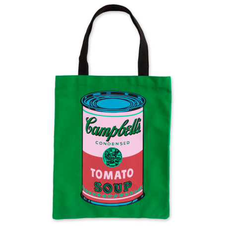 TOTE BAG WARHOL GREEN CAMPBELL'S