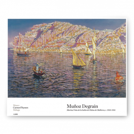 PÓSTER MARINA. VISTA DE LA BAHÍA DE PALMA