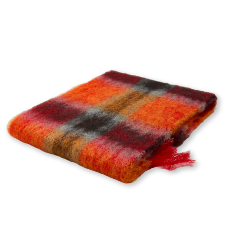 TARTAN MOHAIR SCARF