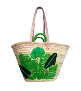 Capazo artesanal palmera