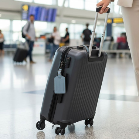 Tag de Equipaje Urban Ventana de cuero reciclado