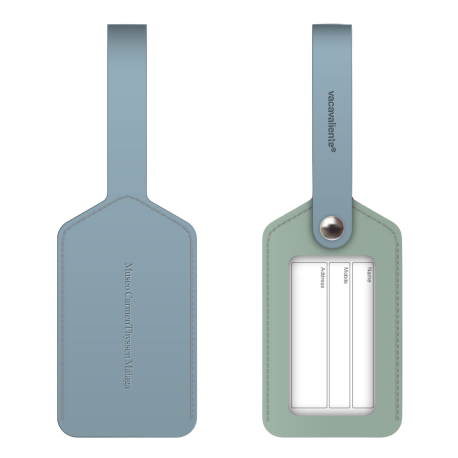 Tag de Equipaje Urban Ventana de cuero reciclado