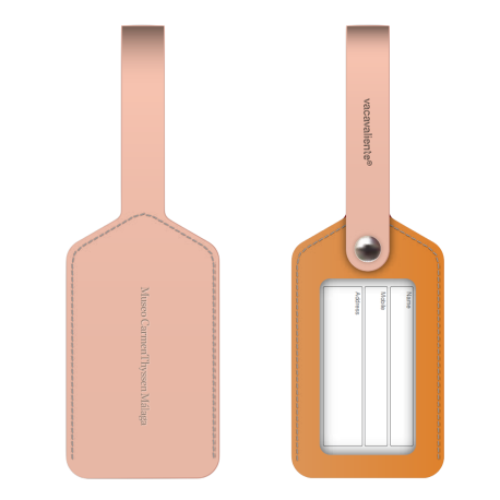 Tag de Equipaje Urban Ventana de cuero reciclado