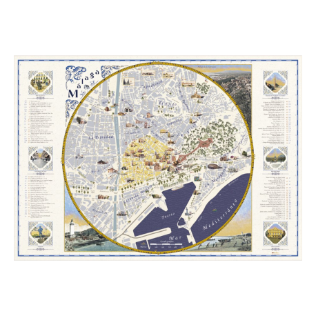 CARTA ESFERICA DE MALAGA