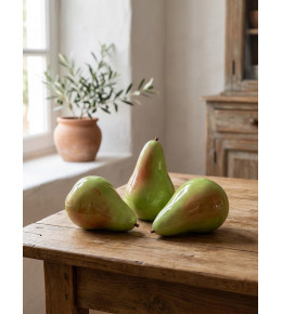 HANDMADE CERAMIC DECORATIVE PEAR|CERAMIC PEAR
