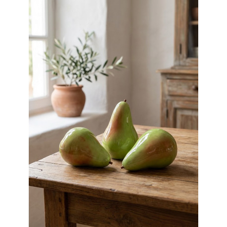 HANDMADE CERAMIC DECORATIVE PEAR|CERAMIC PEAR