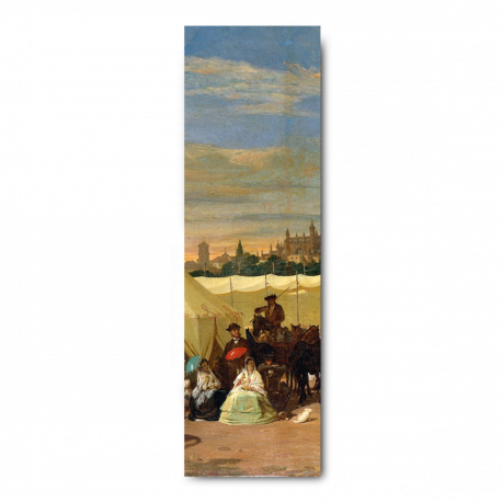 PUNTO DE LIBRO LA FERIA DE SEVILLA 1867